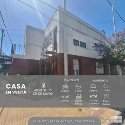 Casa en venta en Montiel esquina 25 de Mayo, Tandil